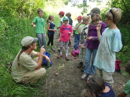 Youth Group learning about nature